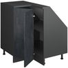 Dachschrägenschrank Eckschrank Rion Schwarz Beton/Anthrazit 75.6 x 81.6 cm mit 1 Tür Vicco Bild 4