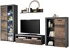 Wohnwand Anbauwand Wohnschrank TV Schrank JONES Old Style Altholz Optik Nb. ca. 340 cm Bild 5