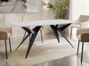 Esstisch Arbadt (Farbe: Schwarz / Bianco Marmor) Bild 2