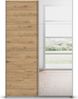 rauch Kleiderschrank, Schwebetürenschrank SUBITO, 2-türig, 1 Spiegeltüre, Eiche Artisan, 136 x 197 x 61 cm Bild 2
