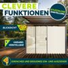 tillvex® Seitenmarkise 160x400 cm Beige ausziehbar & Blickdicht | Sichtschutz für Balkon, Garten & Terrasse | Seitenrollo mit Wandhalterung | Sonnenschutz aus rostfreiem Stahl | Markise Windschutz Bild 2