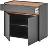 INOSIGN Kommode GIRON/ CiTY, Schrank in Wotan Eiche, Sideboard im modernen Design, in zwei Farben erhältlich, 2 Türen, 1 Schubkasten, 80 cm breit Bild 4