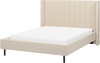 Bett mit Lattenrost VILLETTE 140 x 200 cm Bouclé Beige Bild 4