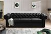 MOEBLO Chesterfield-Sofa Sofa AVIA, Couch Polstermöbel Sitzmöbel Wohnzimmermöbel 3-Sitzer-Sofa Stoffsofa, mit Relaxfunktion Bild 5