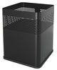 Helit Papierkorb Metall quadratisch 18l Lochdekor schwarz Bild 4