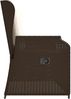 vidaXL Gartenbank Braun Poly-Rattan 3394459 Bild 5