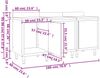 Edelstahl Arbeitsschrank mit Aufkantung LEDO 180x60x96cm, Mit Staufach, Edelstahl Gastro-Arbeitstisch Arbeitsfläche Gastro-Küchenschrank Bild 5