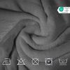4er-Set Handtücher 50x100cm Anthrazit100% Baumwolle 450g/m² extra saugfähig Bild 3