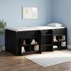 vidaXL Hochbett für Kinder Schwarze Eiche 203 x 101,1 x 68,5 cm 3422548 Bild 3