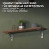 ML-DESIGN Wandregalhalter Regalhalterung aus Aluminium, Regalträger für Wandmontage, 4-tlg, Wandkonsole Silber Regalstütze Wandregal Regalwinkel Regalhalterungen Bild 3