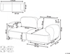 Modulsofa 2-Sitzer AMLI Bouclé Cremeweiß Bild 2