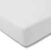 Estella Jersey Stretch Spannbetttuch Bettlaken 90 x 190 cm - 100 x 220 cm 6600 100 weiß Bild 5