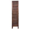 Paravent HWC-G30, Trennwand Sichtschutz Raumteiler, Shabby-Look 170x162cm ~ braun Bild 4