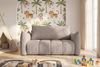 Sofa 2er-Sitzer mit Liegefunktion ONTARIO in Stoff Poso Beige Bild 2