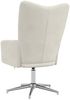 vidaXL Relaxsessel Cremeweiß Samt [328126] Bild 5