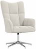vidaXL Relaxsessel Cremeweiß Samt [328126] Bild 2