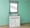 Landhausstil Waschtisch-Set mit Spiegel Bild 2