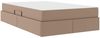 vidaXL Aufbewahrungsbett mit Matratze 2 pcs Cappuccino Leder 3399607 Bild 5