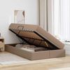 vidaXL Aufbewahrungsbett mit Matratze 2 pcs Cappuccino Leder 3399607 Bild 4