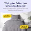 Träumschön Bettwäsche Premium Baumwolle 135x200 oder 155x220 cm, Damast Webart, Baumwolle, 2 teilig, mit Reißverschluss, luftig und leichte Sommerbettwäsche Bild 3