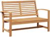 vidaXL Gartensofa-set 4 pcs Natur Massivholz Teak 3356852 Bild 5