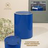 Kosmetikeimer SAVONA 5,5 Liter aus Kunststoff, rund - blau Bild 5