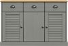 Sideboard, Kommode mit Schubladen 113x40x75 cm Massivholz Kiefer j2201p Bild 5