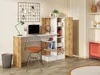 Vente-unique - MILARIA Büromöbel Holz, Platte BeigeWeiß - B 40 cm x H 120 cm x L 152,3 cm Bild 2