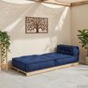 vidaXL Modulare Sofagarnitur Indigo 70 x 70 x 56 cm Stoff 4019042 Bild 3