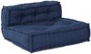 vidaXL Modulare Sofagarnitur Indigo 70 x 70 x 56 cm Stoff 4019042 Bild 5