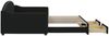 vidaXL Tagesbett Ausziehbar mit Schubladen Schwarz 100x200 cm Stoff 3197573 Bild 4