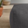Green Bean® Indoor Sitzhocker Pouf 70x33x28cm EPS-Perlen Füllung -Home Linen Kuschelig Weich Waschbar - Drinnen Bodenkissen Liegekissen Sitzkissen Sitzhocker Sessel Kinder Erwachsene Stoff Dunkelgrau Bild 4