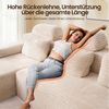 Patbrela Wohnlandschaft U-förmiges modulares Sofa mit zwei Liegesesseln, aus Samtstoff, Mit bequemer Memory-Schaum-Polsterung, keine Montage erforderlich Bild 2