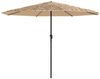 vidaXL Sonnenschirm mit Stahlmast Braun 388x388x248 cm 4005113 Bild 3