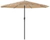 vidaXL Sonnenschirm mit Stahlmast Braun 388x388x248 cm 4005113 Bild 2