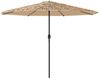 vidaXL Sonnenschirm mit Stahlmast Braun 388x388x248 cm 4005113 Bild 5