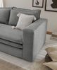 Sofa 2-Sitzer Pesaro in grau Cord Set inkl. Hocker Bild 3