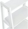 Zeller Present Standregal Standregal m. 4 Ablagen, MDF, weiß, ca. 43 x 32 x 90 cm Bild 3