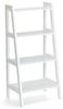Zeller Present Standregal Standregal m. 4 Ablagen, MDF, weiß, ca. 43 x 32 x 90 cm Bild 4