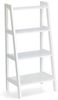 Zeller Present Standregal Standregal m. 4 Ablagen, MDF, weiß, ca. 43 x 32 x 90 cm Bild 5