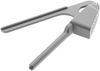 Knoblauchpresse aus Metall 16 cm, robust & ergonomisch - Grau Bild 4