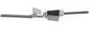 Knoblauchpresse aus Metall 16 cm, robust & ergonomisch - Grau Bild 2