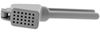 Knoblauchpresse aus Metall 16 cm, robust & ergonomisch - Grau Bild 3