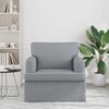 vidaXL Sofa Hellgrau 84 x 80 x 85 cm Stoff 42024476 Bild 3