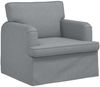 vidaXL Sofa Hellgrau 84 x 80 x 85 cm Stoff 42024476 Bild 2