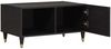 vidaXL Couchtisch Schwarz 80 x 50 x 40 cm Massivholz Mango 4018812 Bild 2