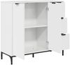 vidaXL Sideboard Hochglanz Weiß 89,5 x 33 x 82 cm Holzwerkstoff 883458 Bild 5