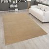 KADIMA DESIGN Teppich waschmaschinenwaschbar Unifarben Küche, Flur Waschbarer Teppich, Rechteckig, Höhe: 12 mm, Florhöhe: 8 mm, 100% Polypropylen, Rechteckig, 60x100cm, Gold Bild 3