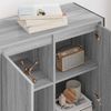 vidaXL Seitenschrank Graues Sonoma 79 x 36 x 75 cm Holzwerkstoff 886603 Bild 4