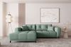 99rooms Massimo Ecksofa Strukturstoff NEVE Salbeigrün mit Schlaffunktion Links Bild 5